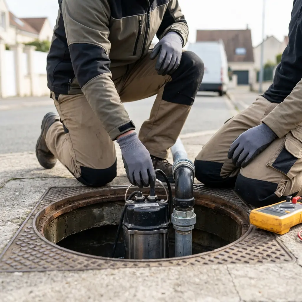 Pompe de relevage eaux usées Villetaneuse (93430)