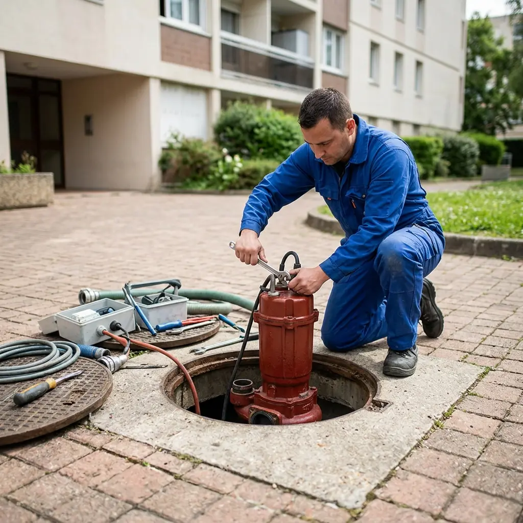Pompe de relevage eaux usées Épinay-sur-Seine (93800)
