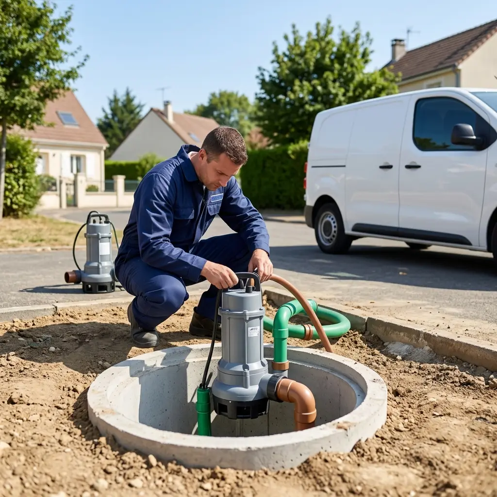 Pompe de relevage eaux usées Neuville-sur-Oise (95000)