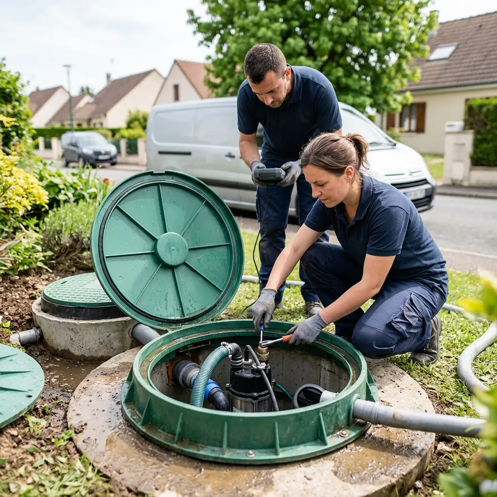 Pompe de relevage eaux usées Franconville (95130)
