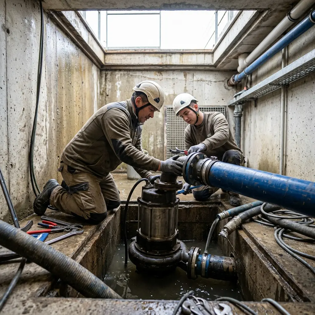 Pompe de relevage eaux usées Garges-lès-Gonesse (95140)