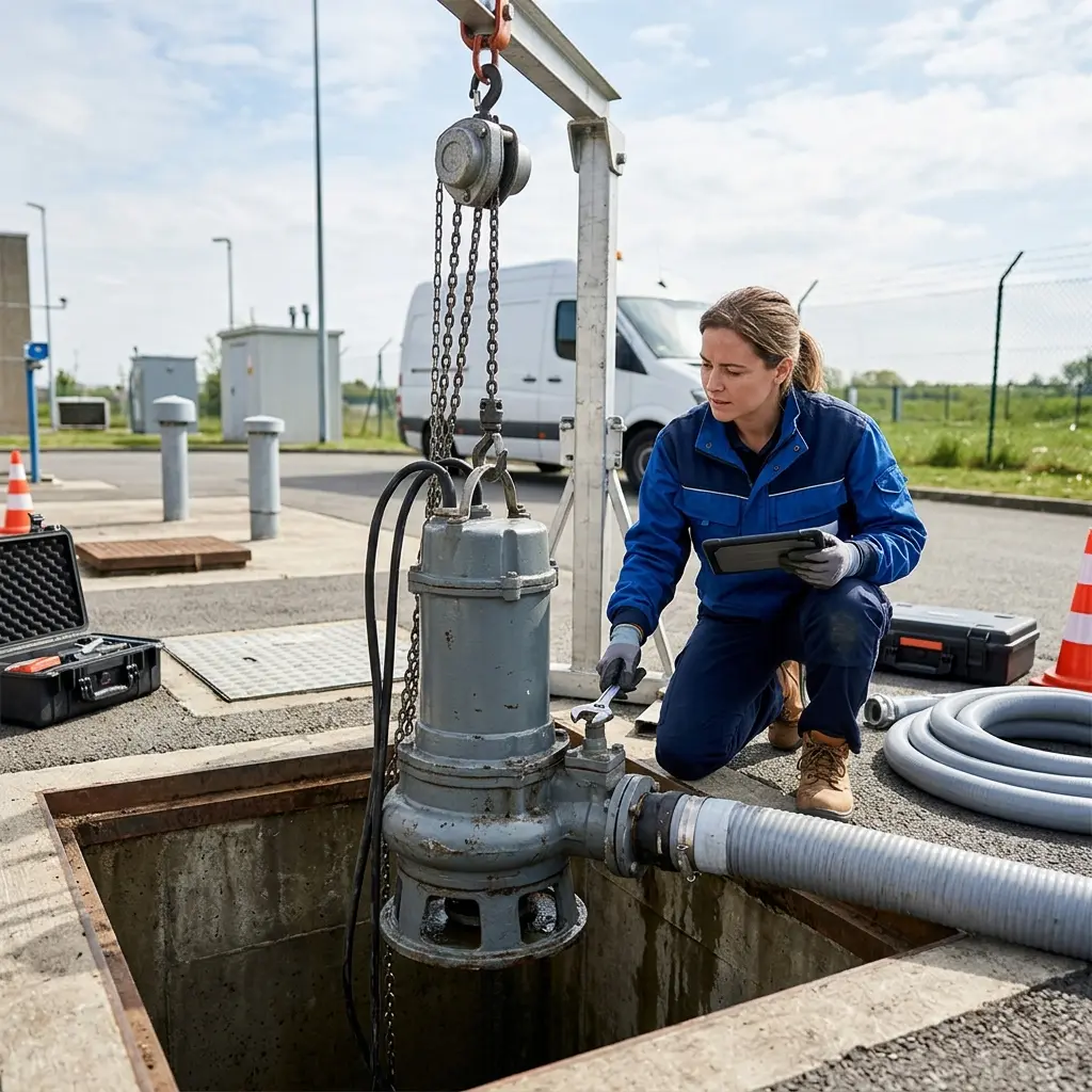 Pompe de relevage eaux usées Menucourt (95180)