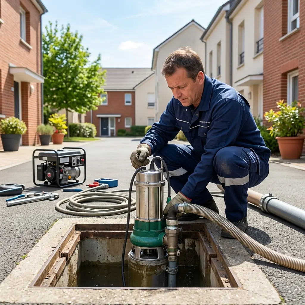 Pompe de relevage eaux usées Sarcelles (95200)