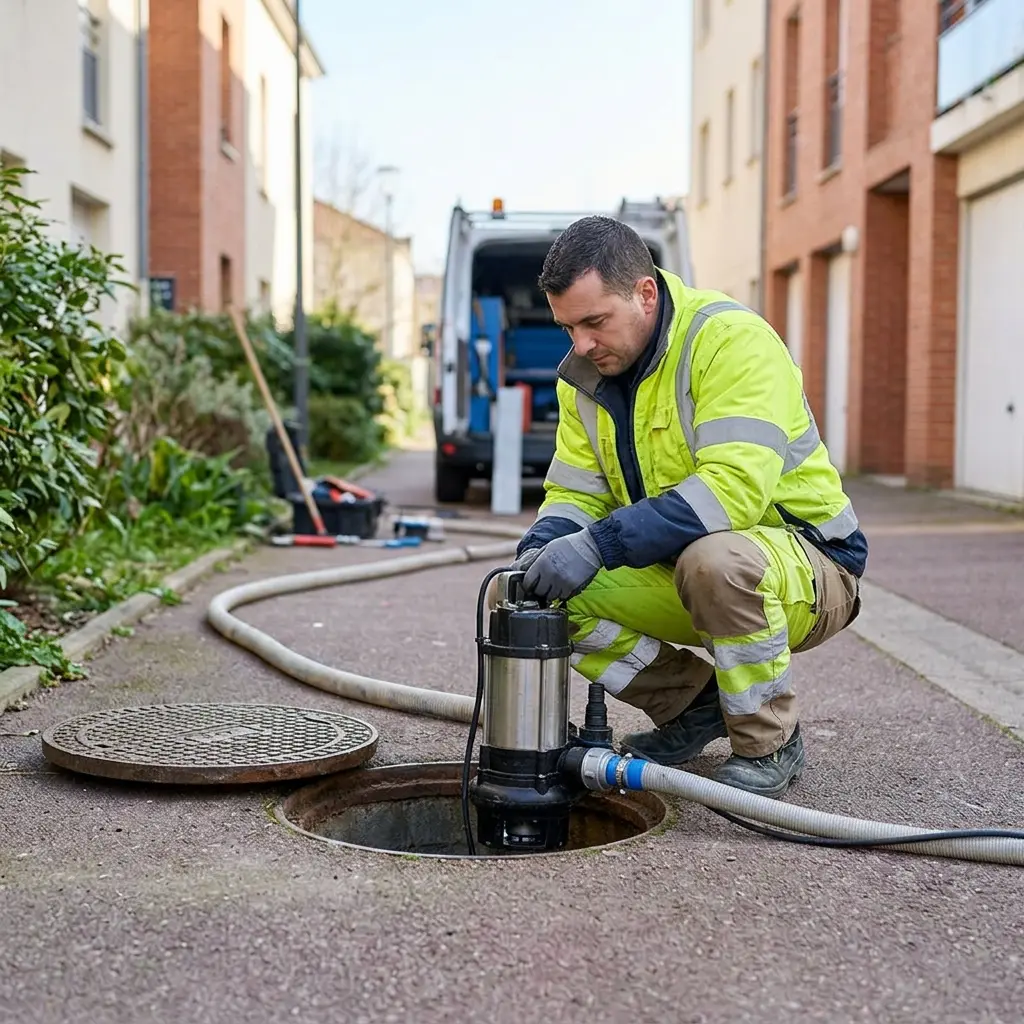 Pompe de relevage eaux usées Herblay-sur-Seine (95220)