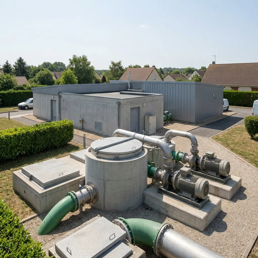 Pompe de relevage eaux usées Belloy-en-France (95270)