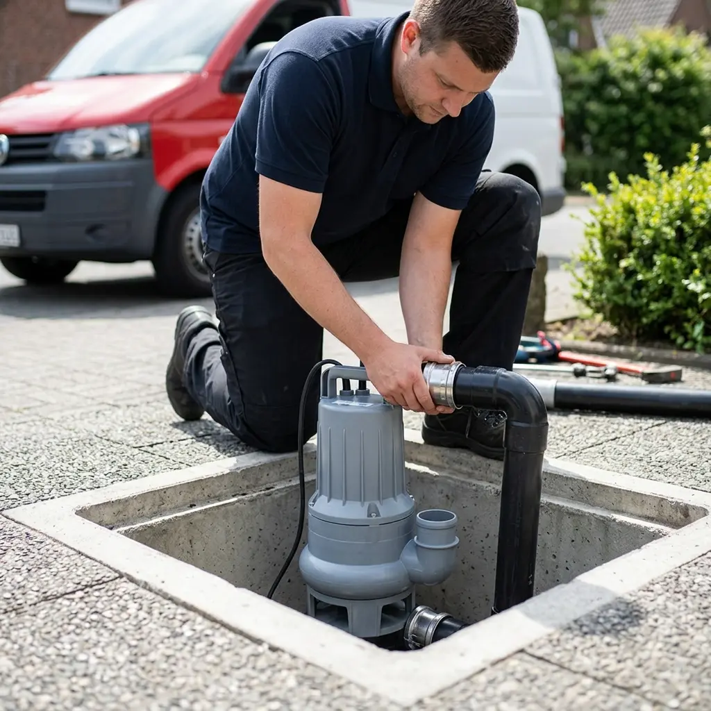 Pompe de relevage eaux usées Luzarches (95270)