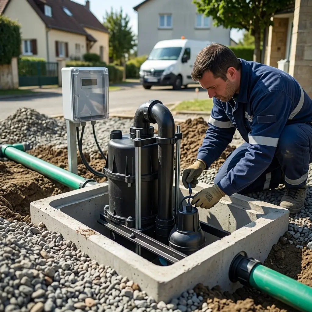 Expertise en pompe de relevage eaux usées à Jouy-le-Moutier