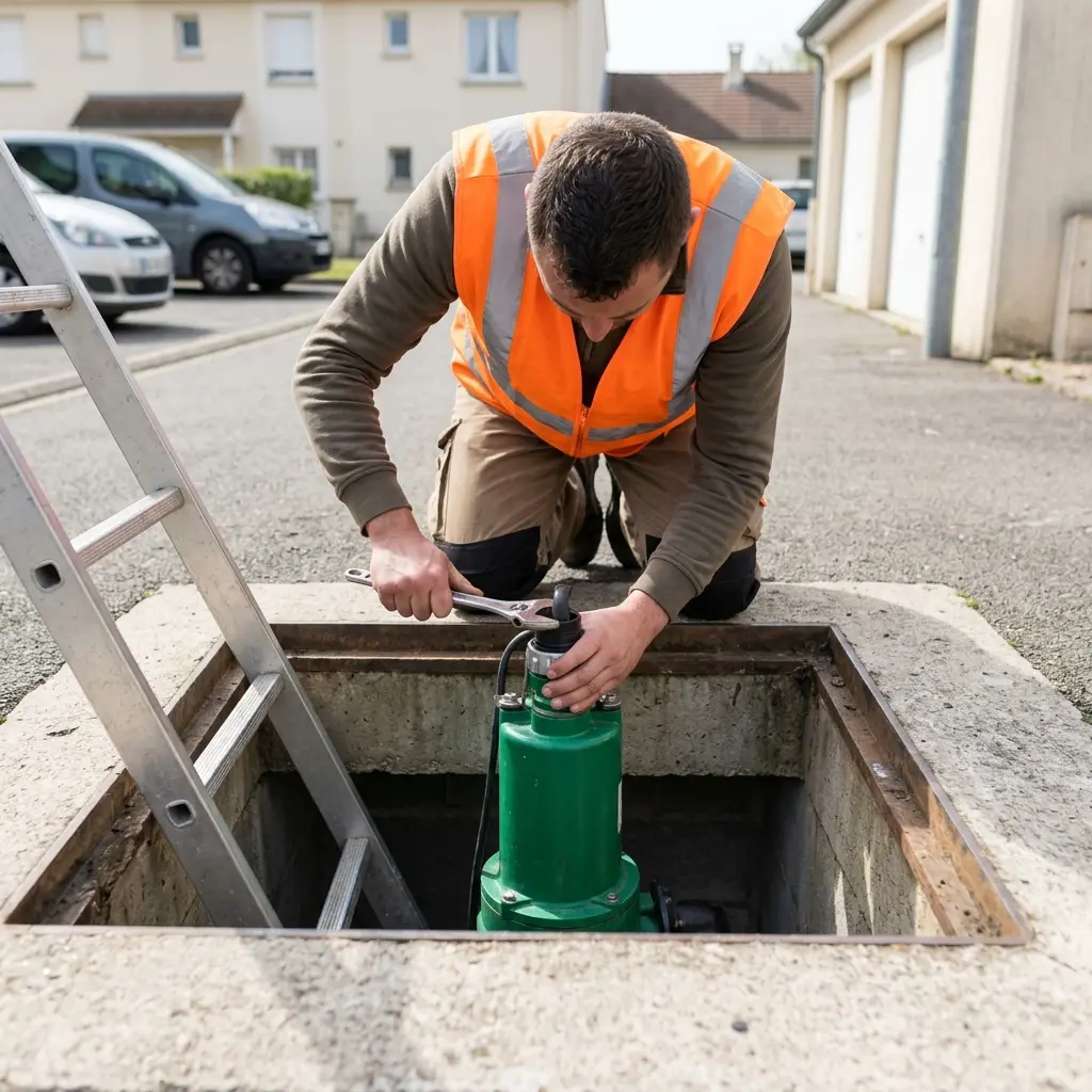 Pompe de relevage eaux usées Saint-Ouen-l'Aumône (95310)