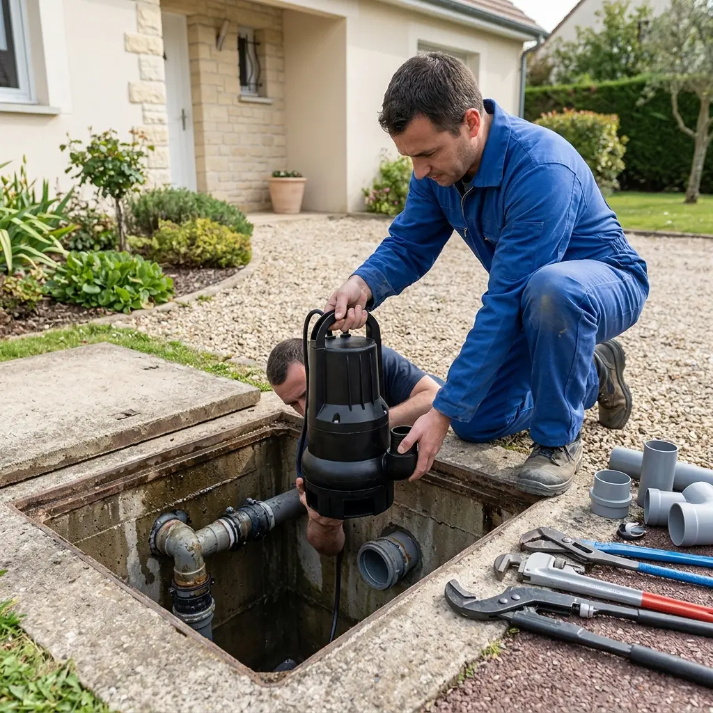 Pompe de relevage eaux usées Saint-Leu-la-Forêt (95320)