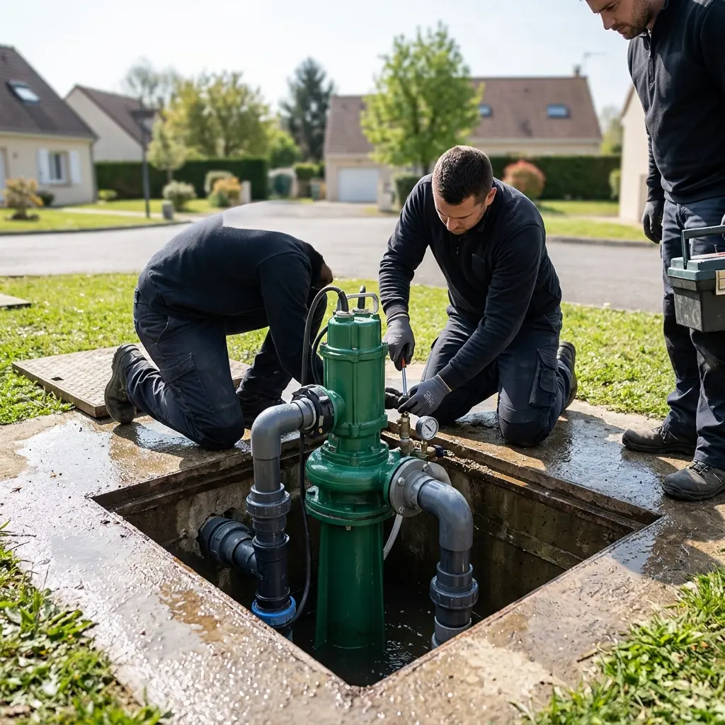 Comment se déroule l’intervention sur votre pompe de relevage à Domont ?