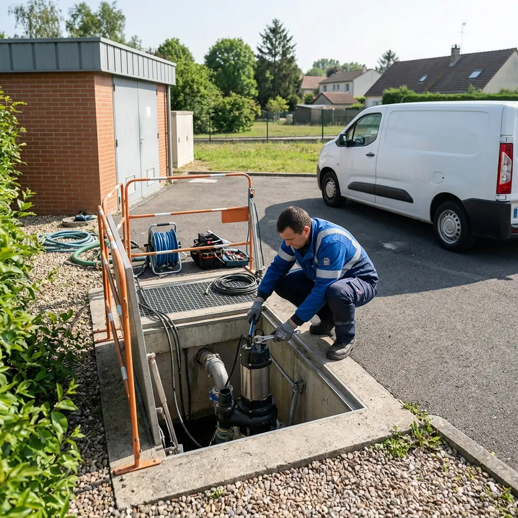 Pompe de relevage eaux usées Bernes-sur-Oise (95340)