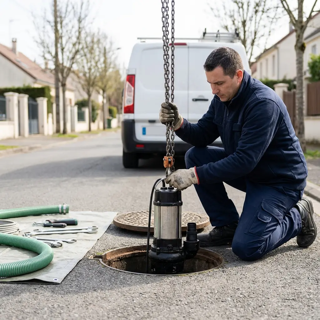Pompe de relevage eaux usées Montmagny (95360)