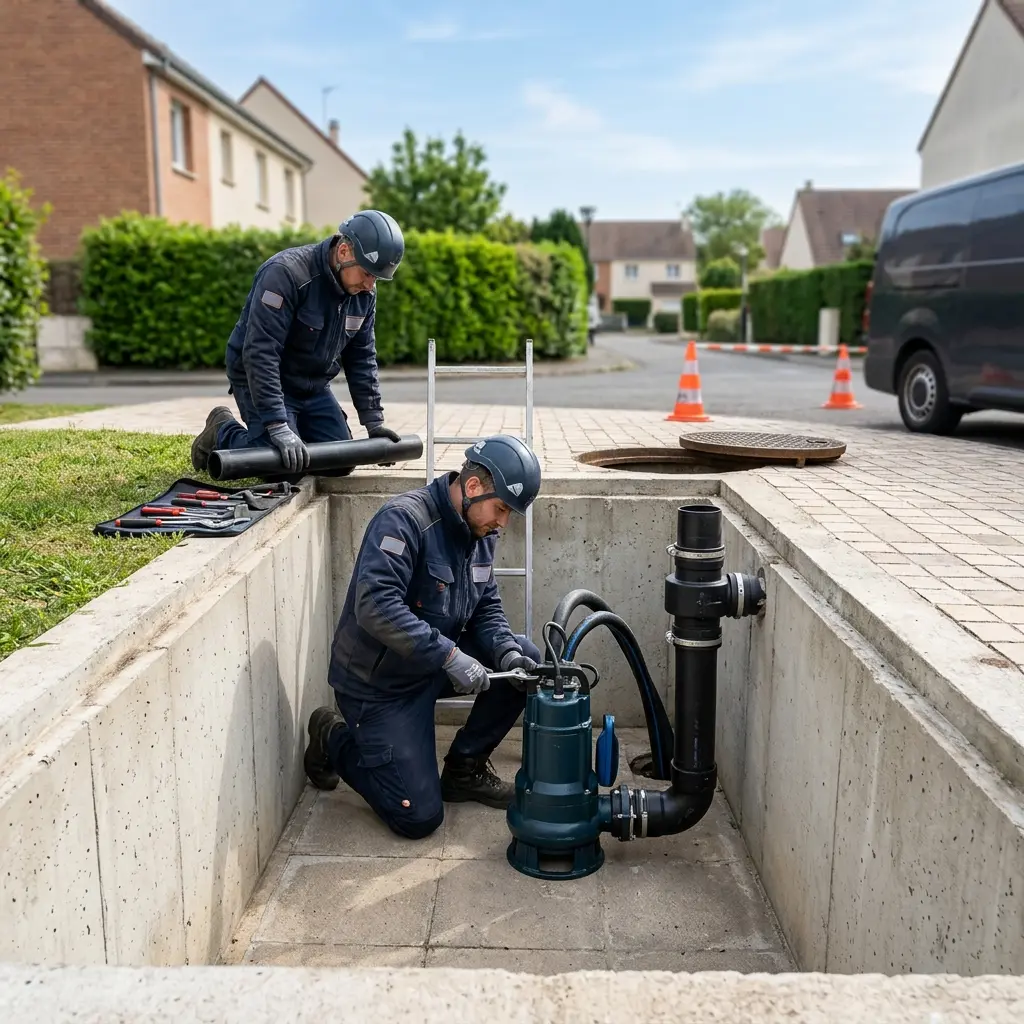 Pompe de relevage eaux usées Arnouville (95400)