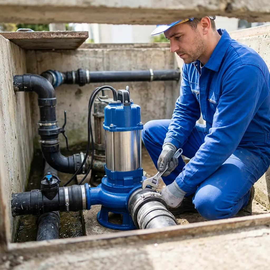 Pompe de relevage eaux usées Villiers-le-Bel (95400)