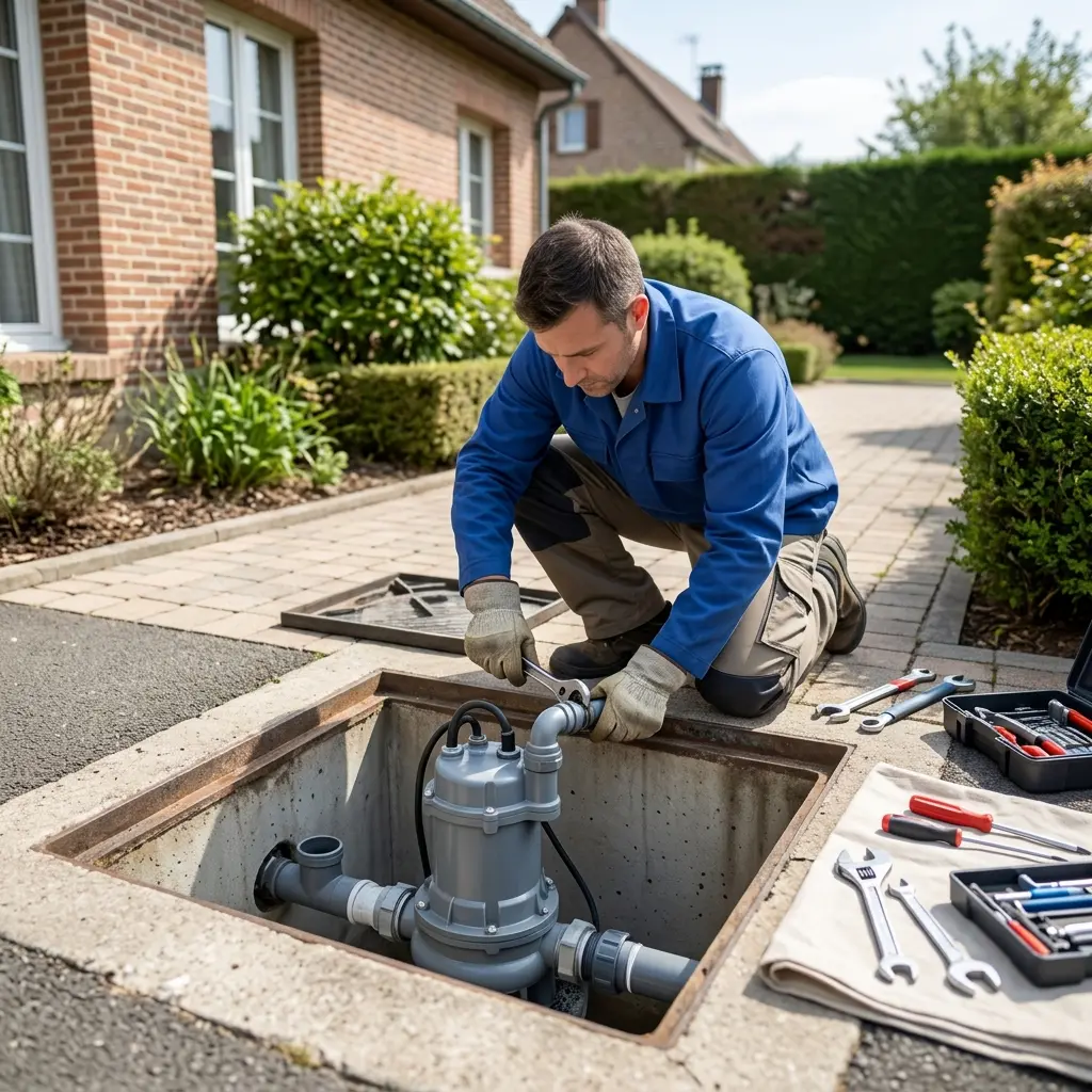 Pompe de relevage eaux usées Groslay (95410)