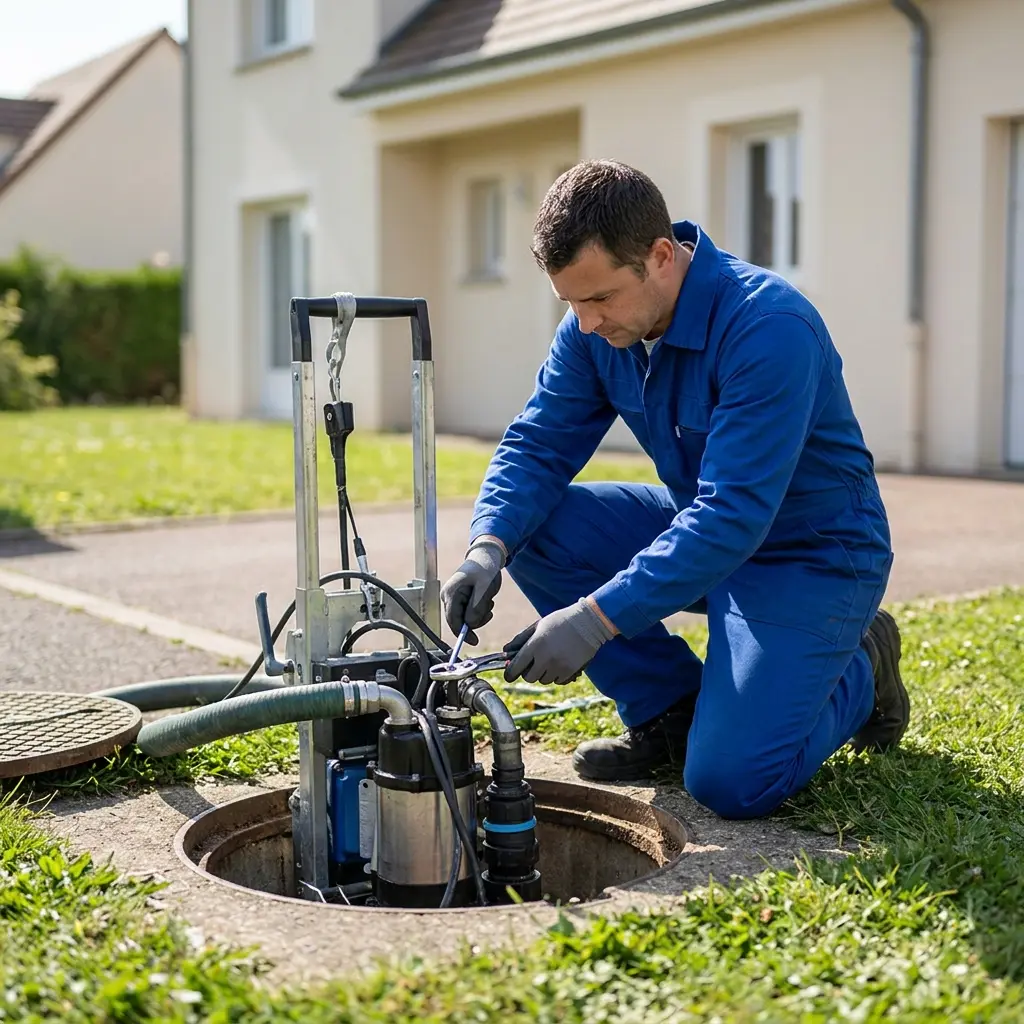Pompe de relevage eaux usées Vémars (95470)