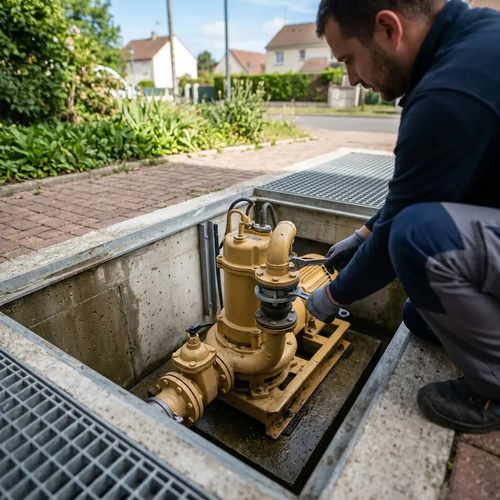 Pompe de relevage eaux usées Gonesse (95500)