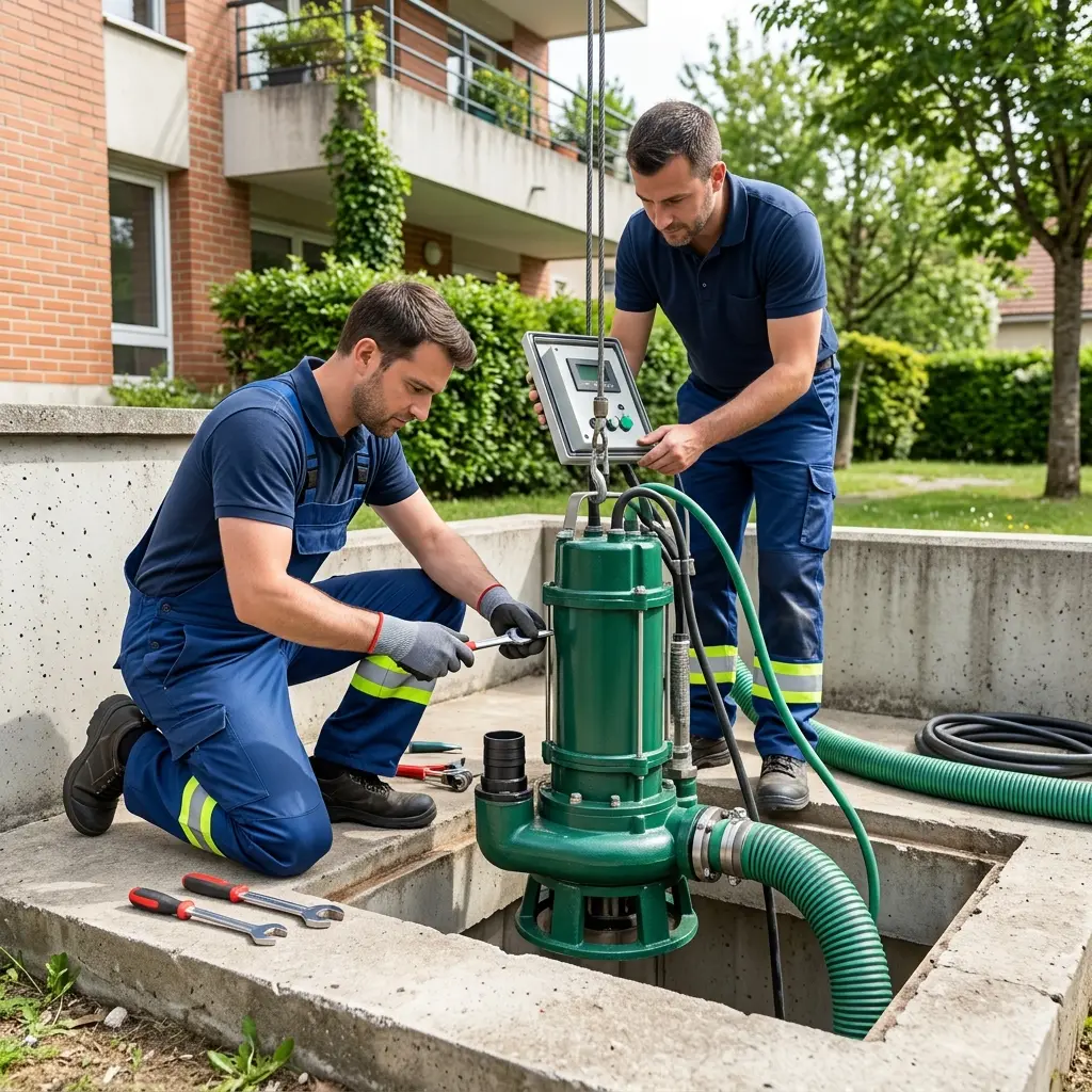 Pompe de relevage eaux usées La Frette-sur-Seine (95530)