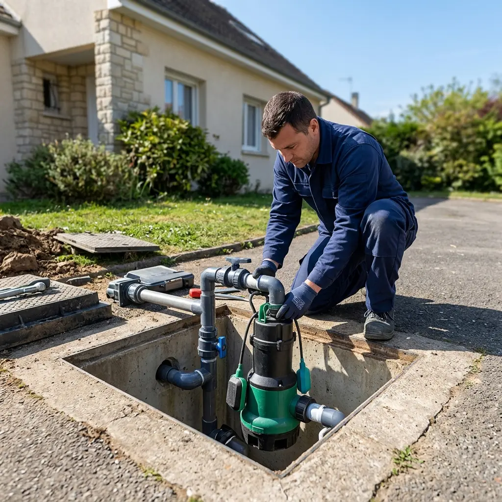 Pompe de relevage eaux usées Eaubonne (95600)