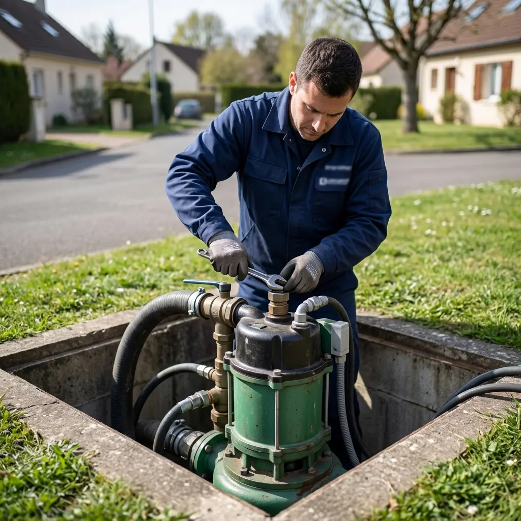 Pompe de relevage eaux usées Éragny (95610)
