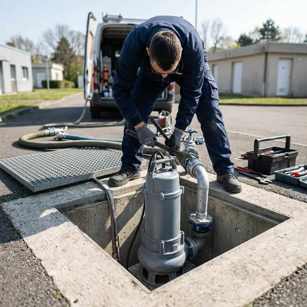 Pompe de relevage eaux usées Roissy-en-France (95700)