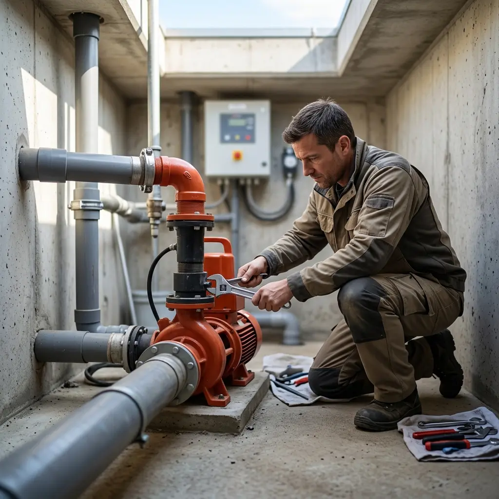 Pompe de relevage eaux usées Chars (95750)