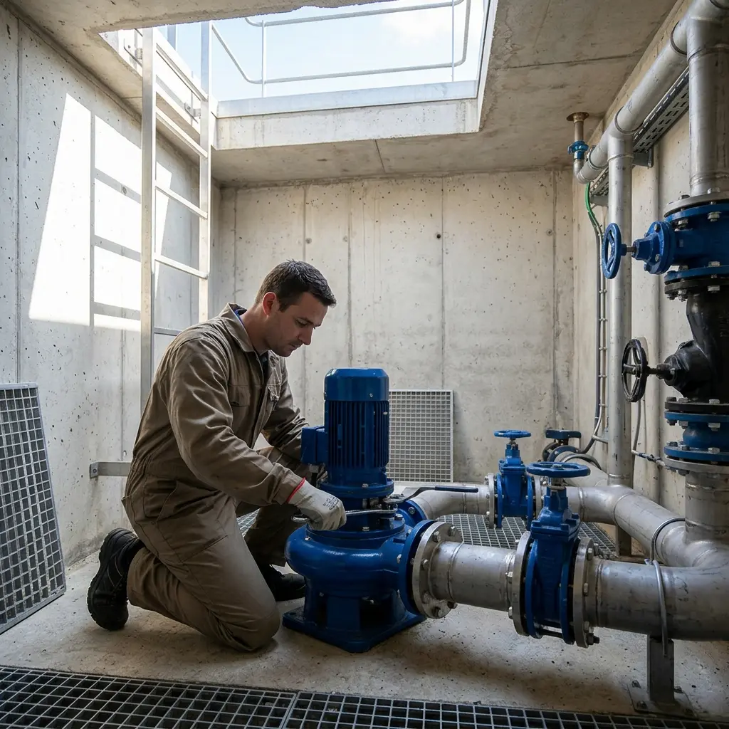 Pompe de relevage eaux usées Bezons (95870)