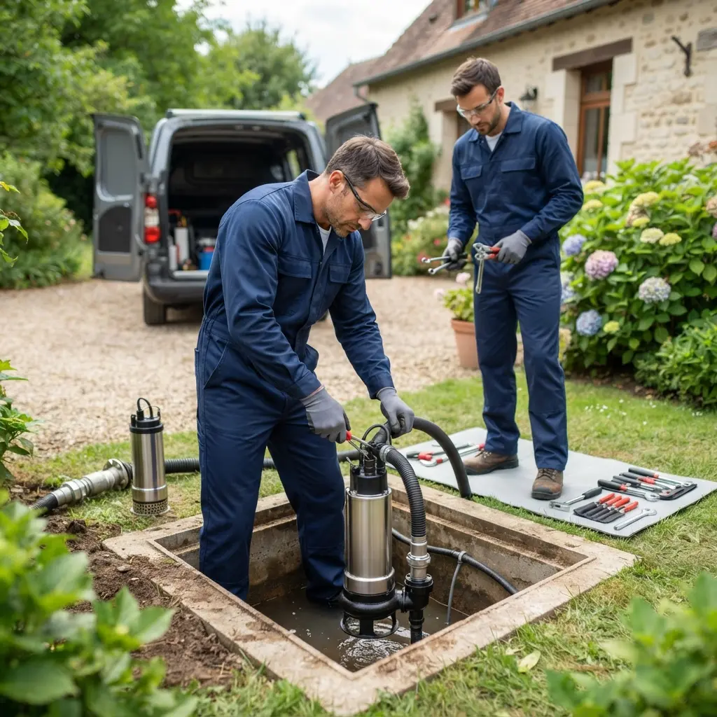 Remplacement pompe de relevage Fère-Champenoise (51230)