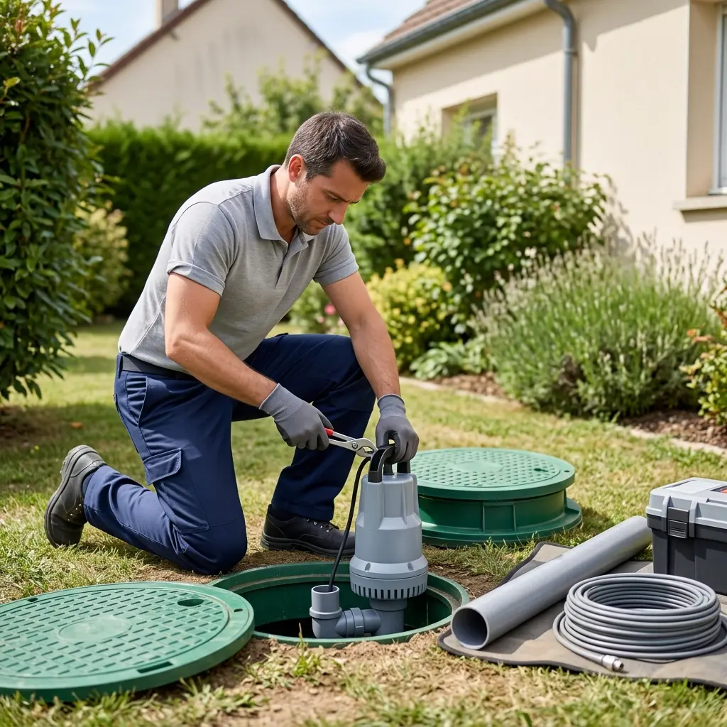 Remplacement pompe de relevage Saint-Brice-Courcelles (51370)