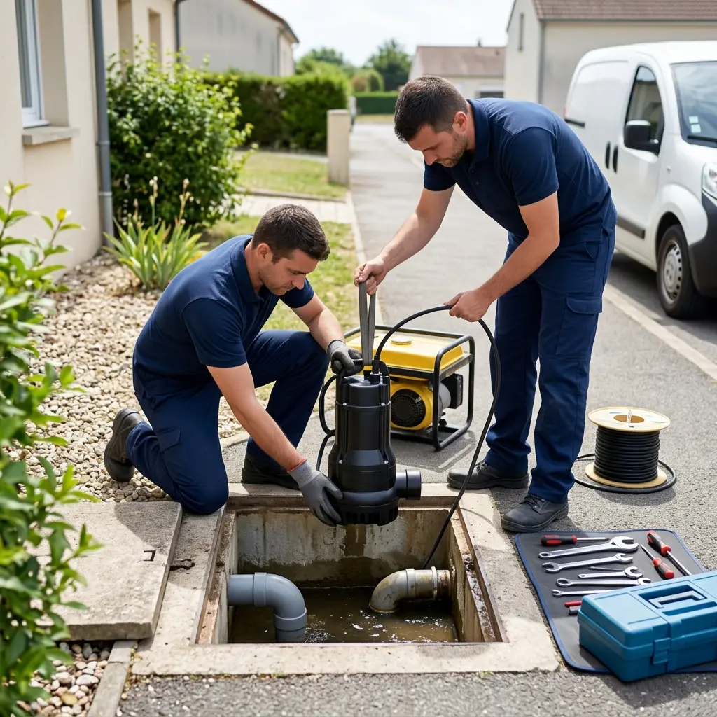 Remplacement pompe de relevage Mourmelon-le-Grand (51400)