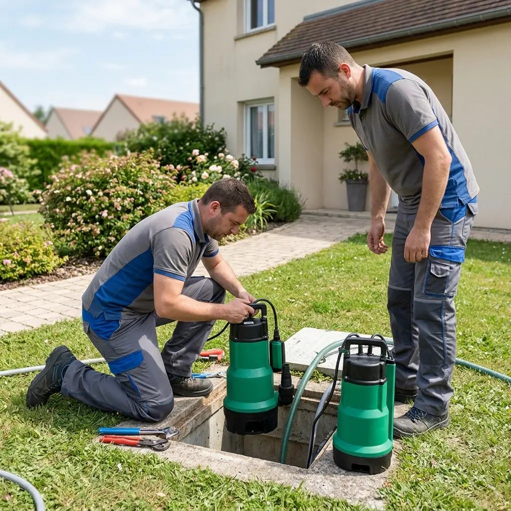 Remplacement pompe de relevage Bezannes (51430)