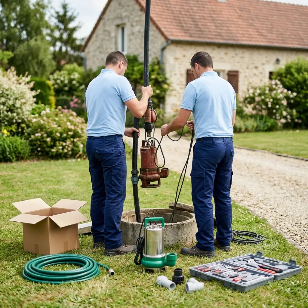 Remplacement pompe de relevage Courtisols (51460)