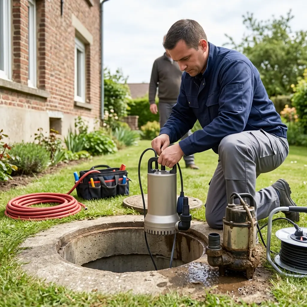 Notre démarche technique du remplacement de pompe à Montmédy