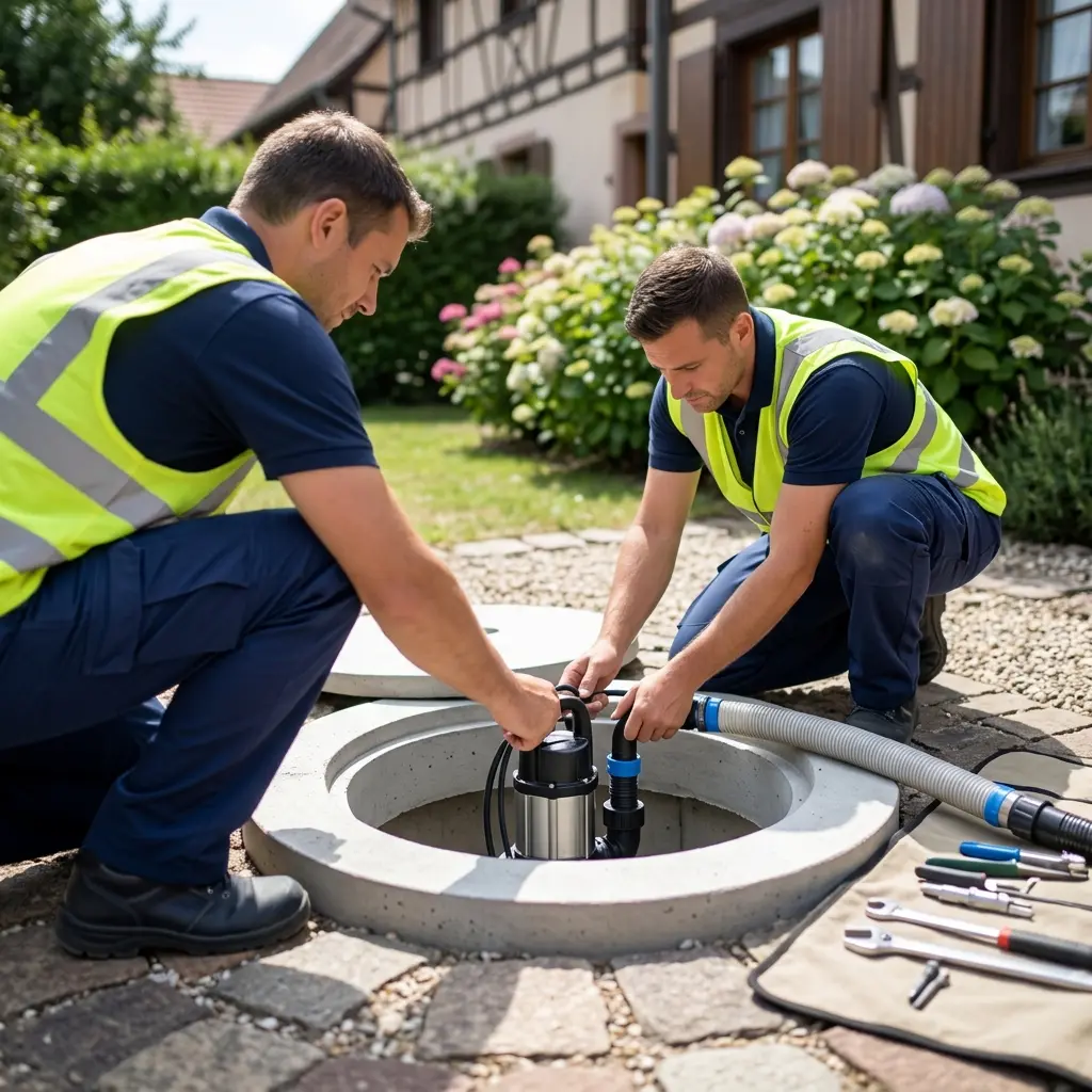 Comment se déroule le changement de pompe à Obernai ?