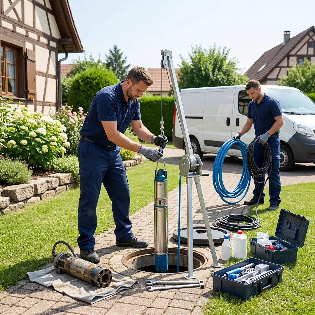 Remplacement pompe de relevage Soultz-sous-Forêts (67250)