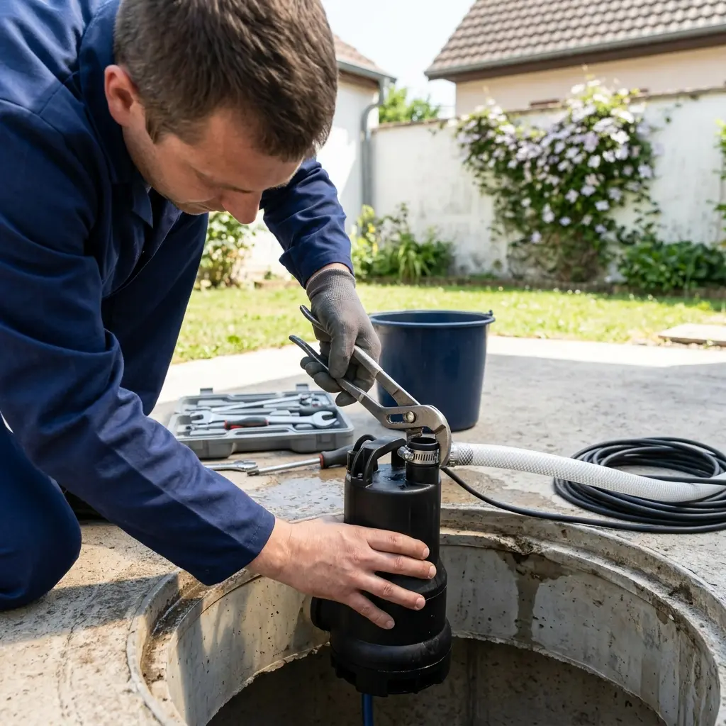 Comment se déroule l’intervention de remplacement pompe de relevage à Rosheim ?