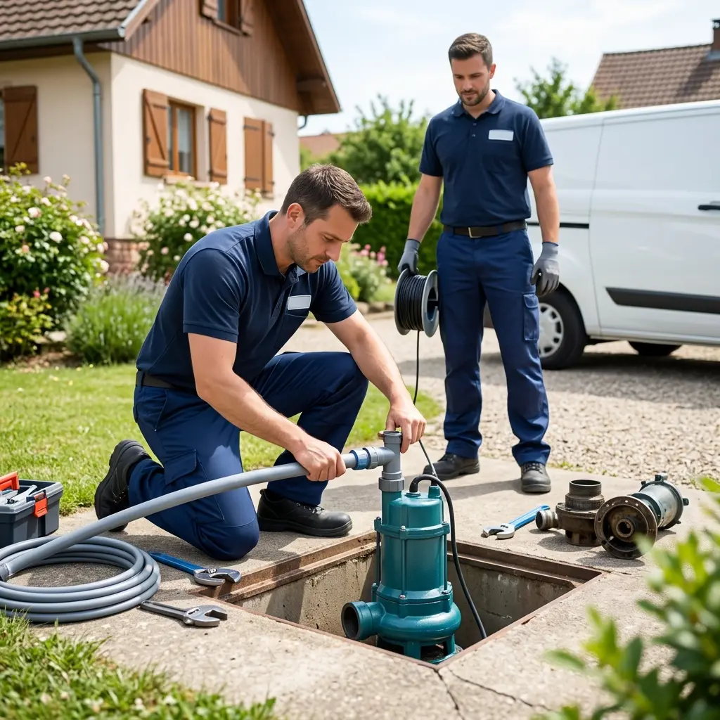 Remplacement pompe de relevage Hilsenheim (67600)