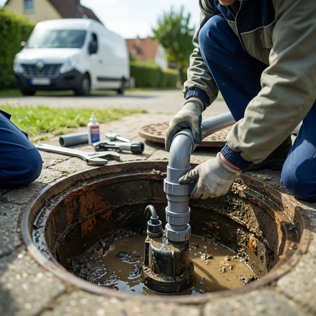 Comment se déroule le changement de pompe à Fegersheim ?