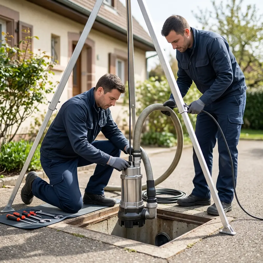 Remplacement pompe de relevage Kingersheim (68260)