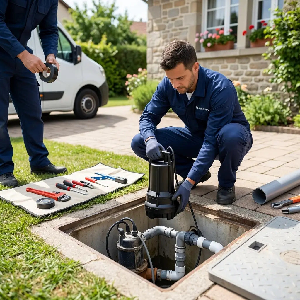 Remplacement pompe de relevage Saint-Louis (68300)