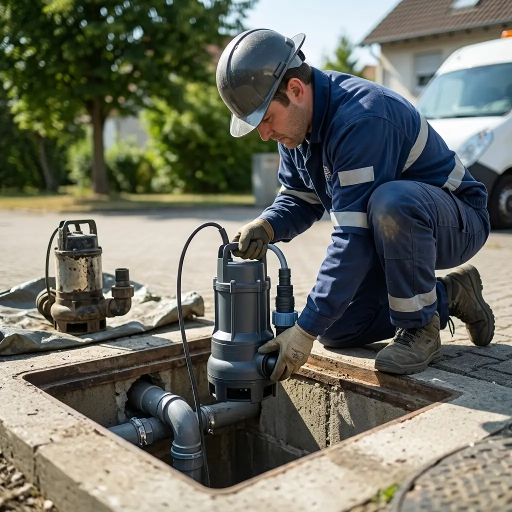Remplacement pompe de relevage Lieusaint (77127)