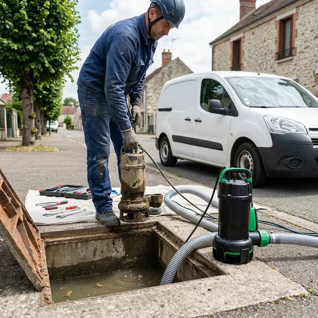 Remplacement pompe de relevage Montereau-Fault-Yonne (77130)