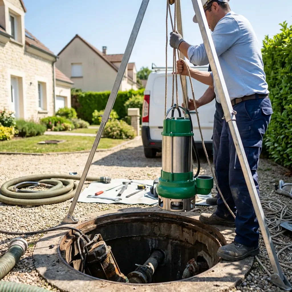 Remplacement pompe de relevage Saint-Pathus (77178)