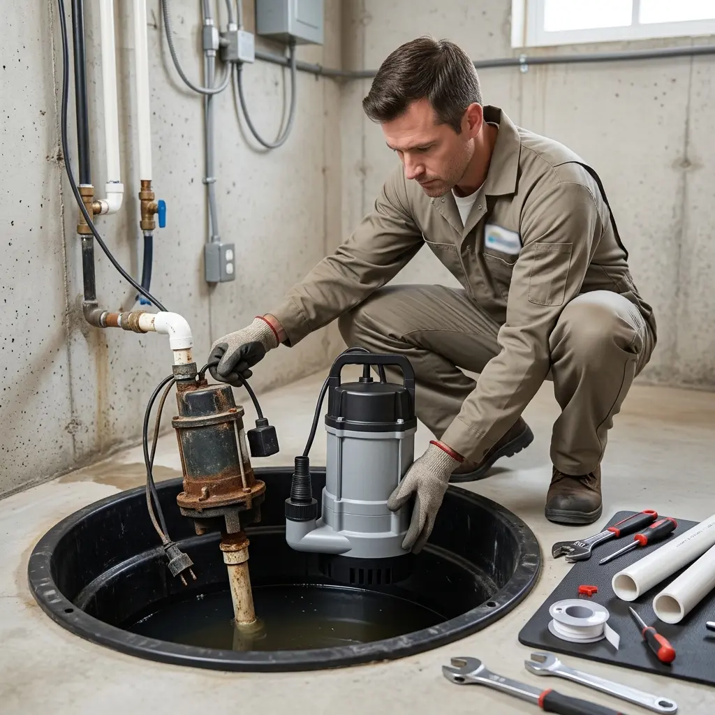 Remplacement pompe de relevage Émerainville (77184)