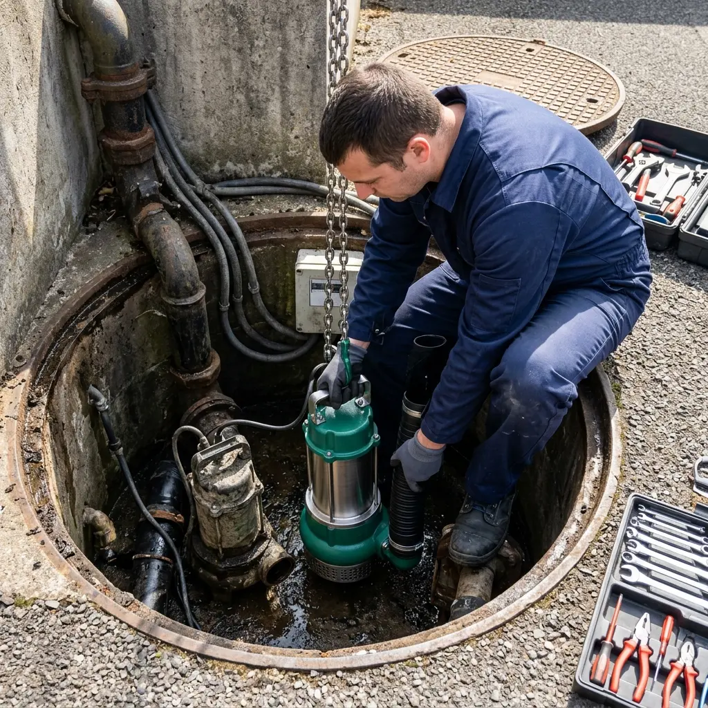 Remplacement pompe de relevage Dammarie-les-Lys (77190)