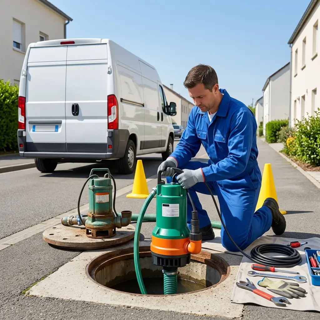 Remplacement pompe de relevage Mitry-Mory (77290)
