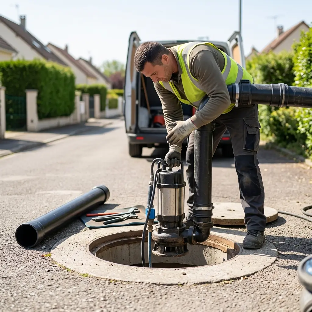 Remplacement pompe de relevage Combs-la-Ville (77380)
