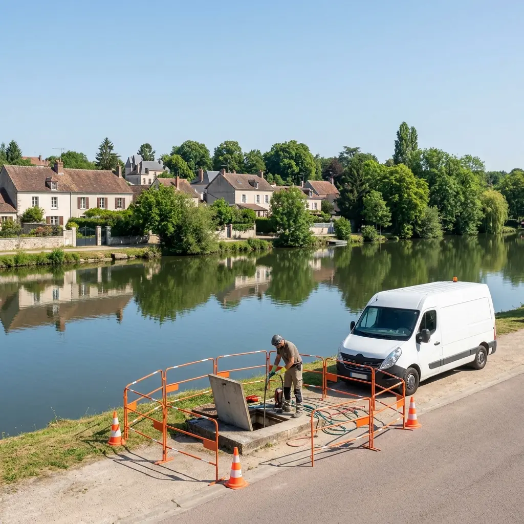 Remplacement pompe de relevage Souppes-sur-Loing (77460)