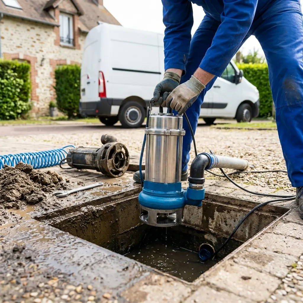 Comment se déroule le remplacement de pompe à Villiers-sur-Morin ?
