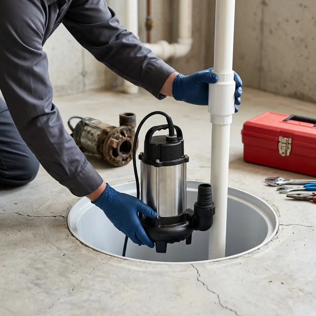 Remplacement pompe de relevage Villejust (91140)